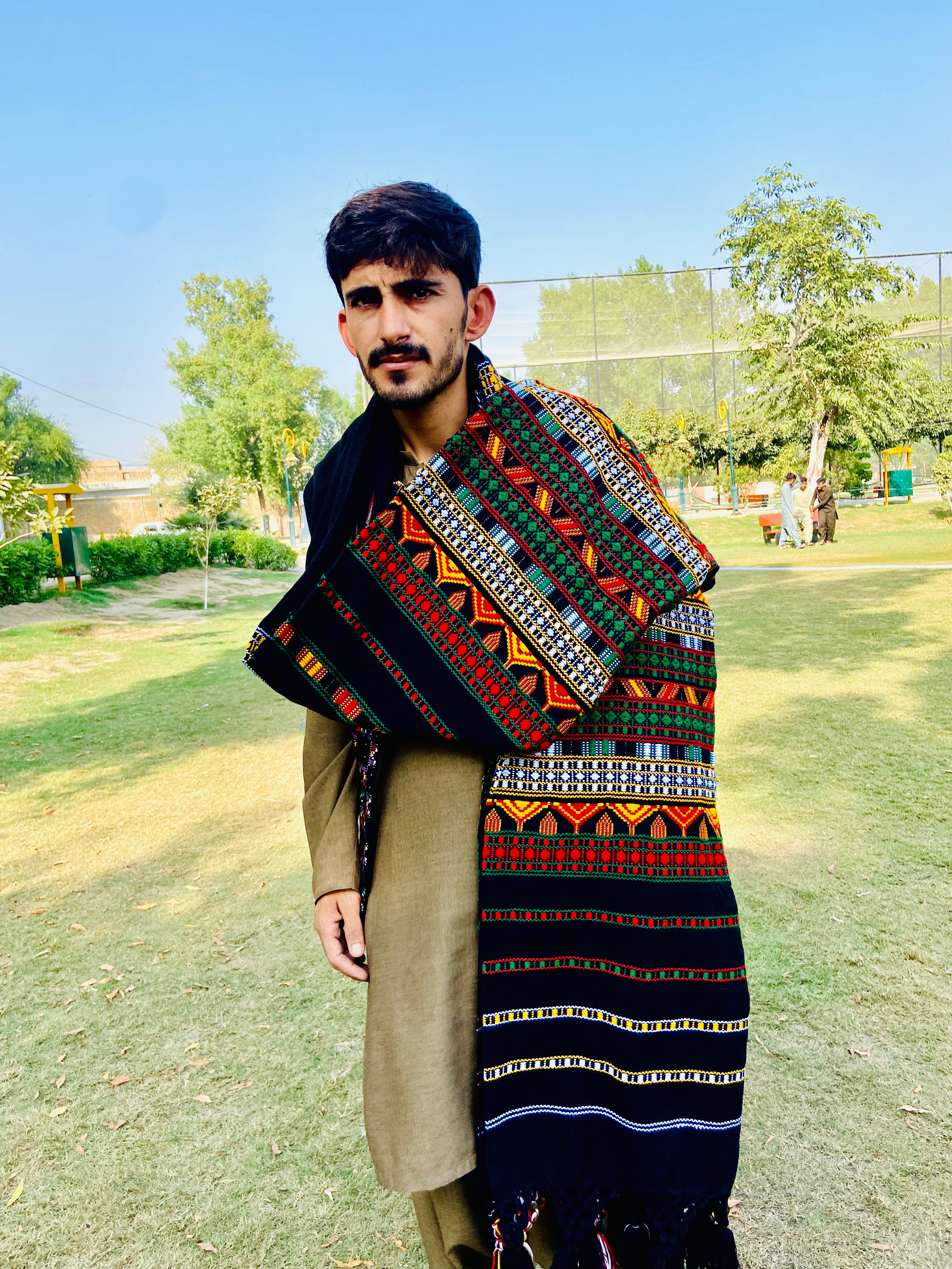 Warm Wadera Black Balochi Shal