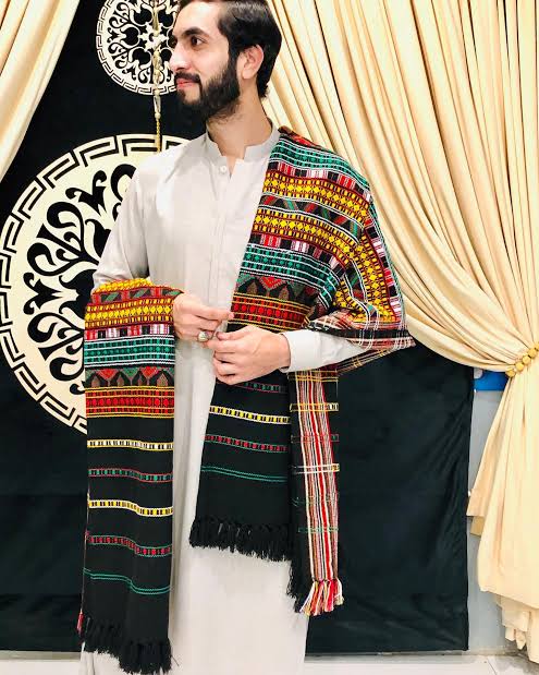 Warm Wadera Black Balochi Shal